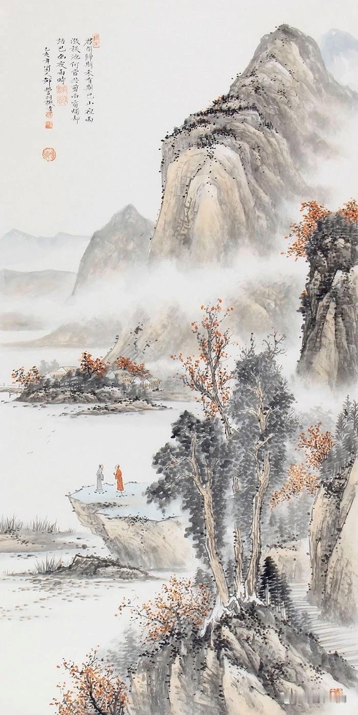 邹丰羽山水画｜师法自然，笔墨藏古韵
 
四川画家邹丰羽，工书画、精小楷，专攻山水