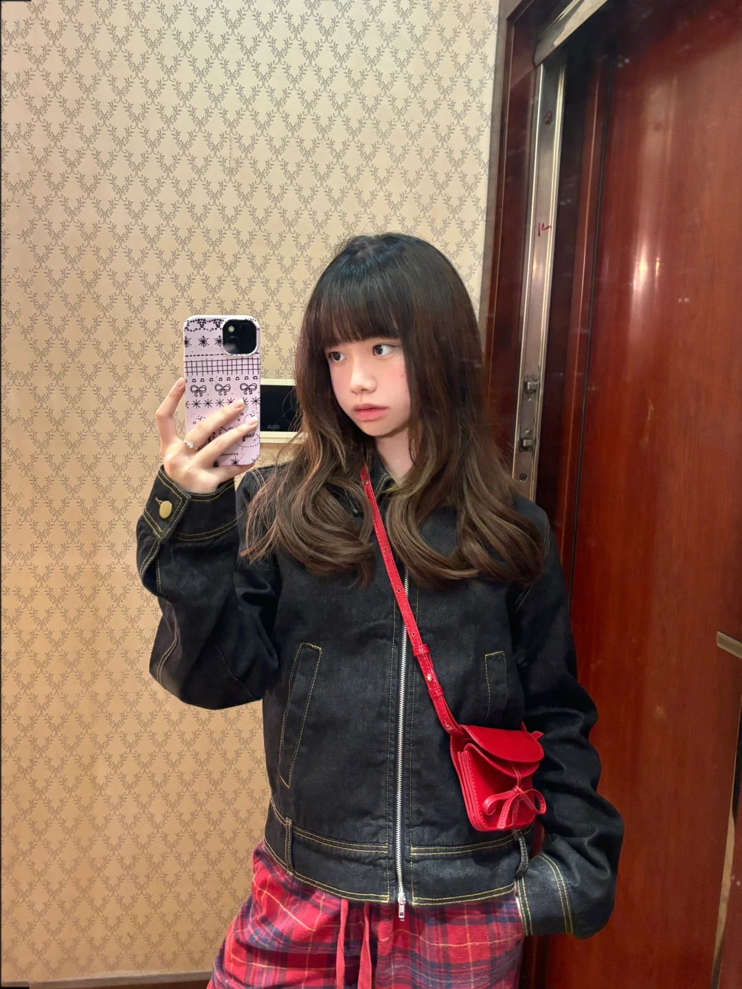 红色小卡包超美！！