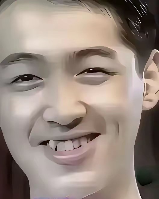 胡歌的牙应该整，整得好，这不同于有的人整的脸虚肿烂胖，面目全非。 