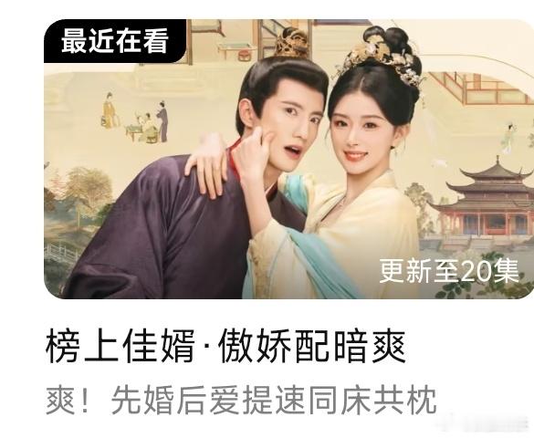 这对副cp戏份不多，但也有磕点，不错[开学季]榜上佳婿 ​​​