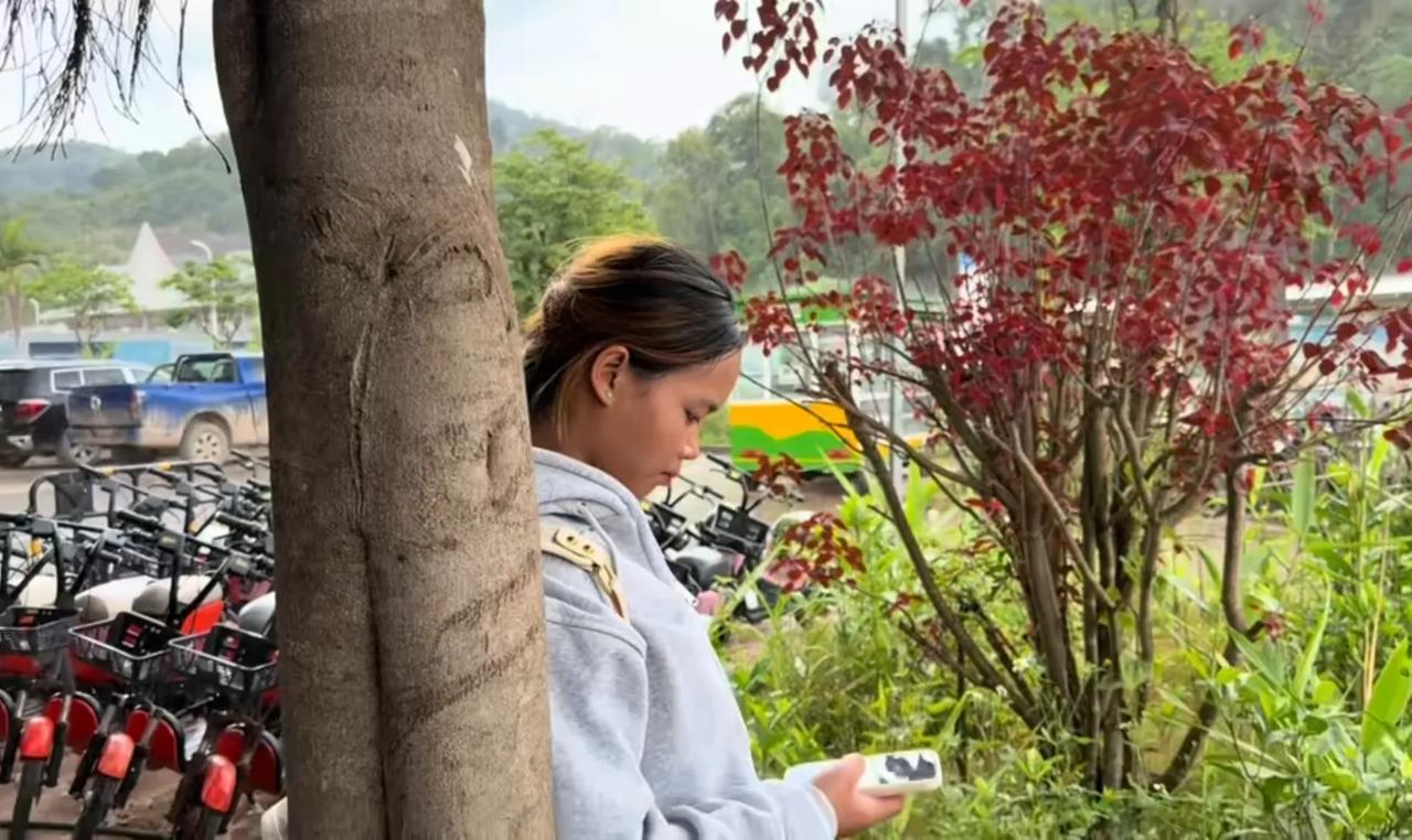 网红主播小胖墩的外甥女，
平安入境中国，
让粉丝一直悬着的心，
落下了一部分，