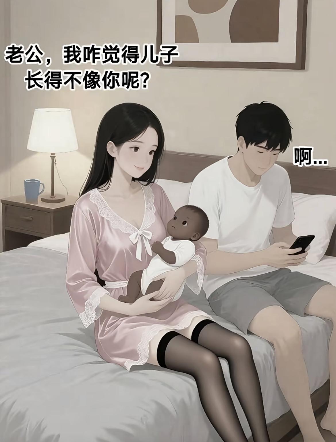 “老娘，辛苦十月怀胎 孩子竟然不是你的 渣男”[石化][看][黑线]
