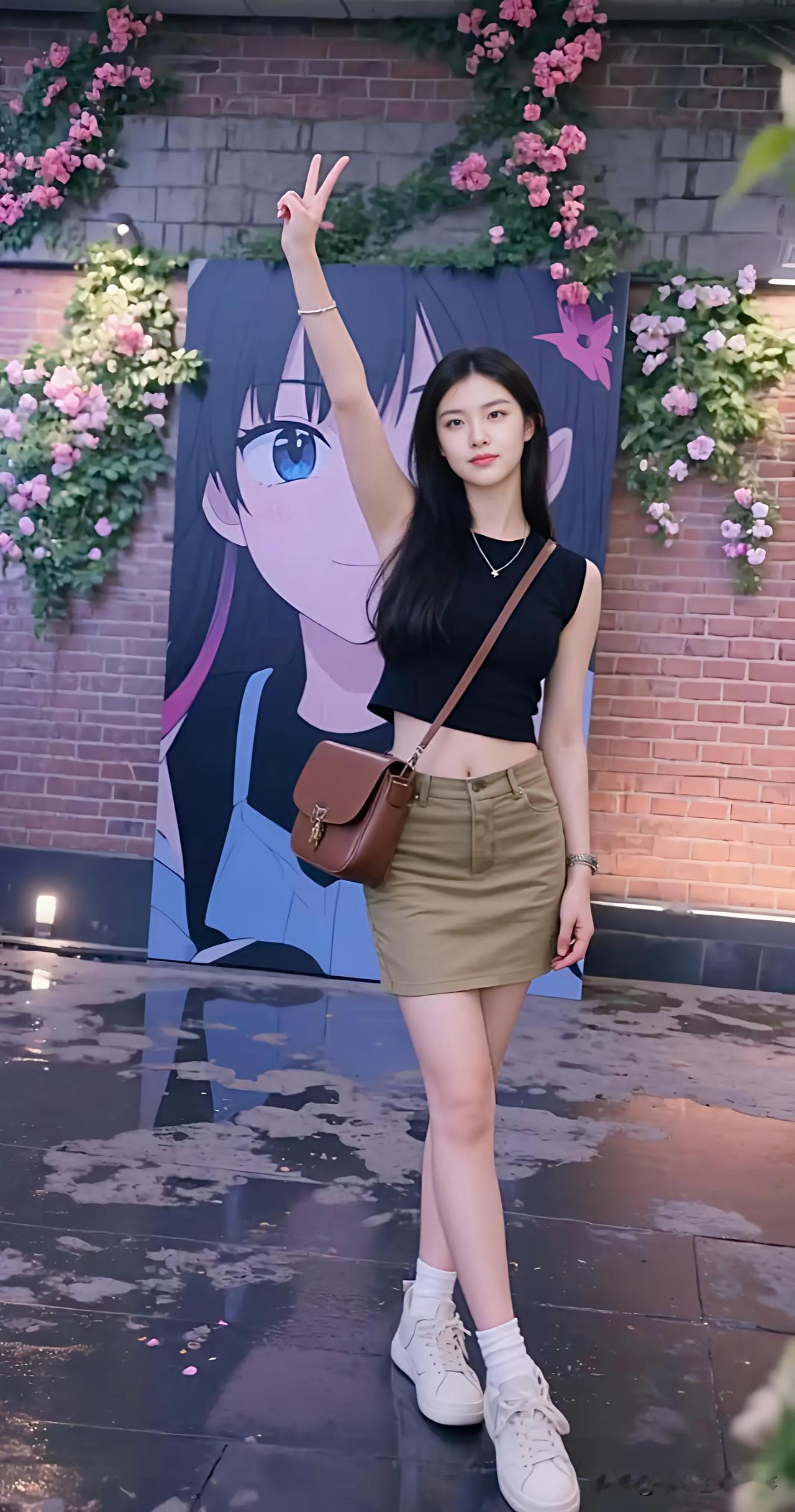 逛街的张京这身打扮太漂亮了