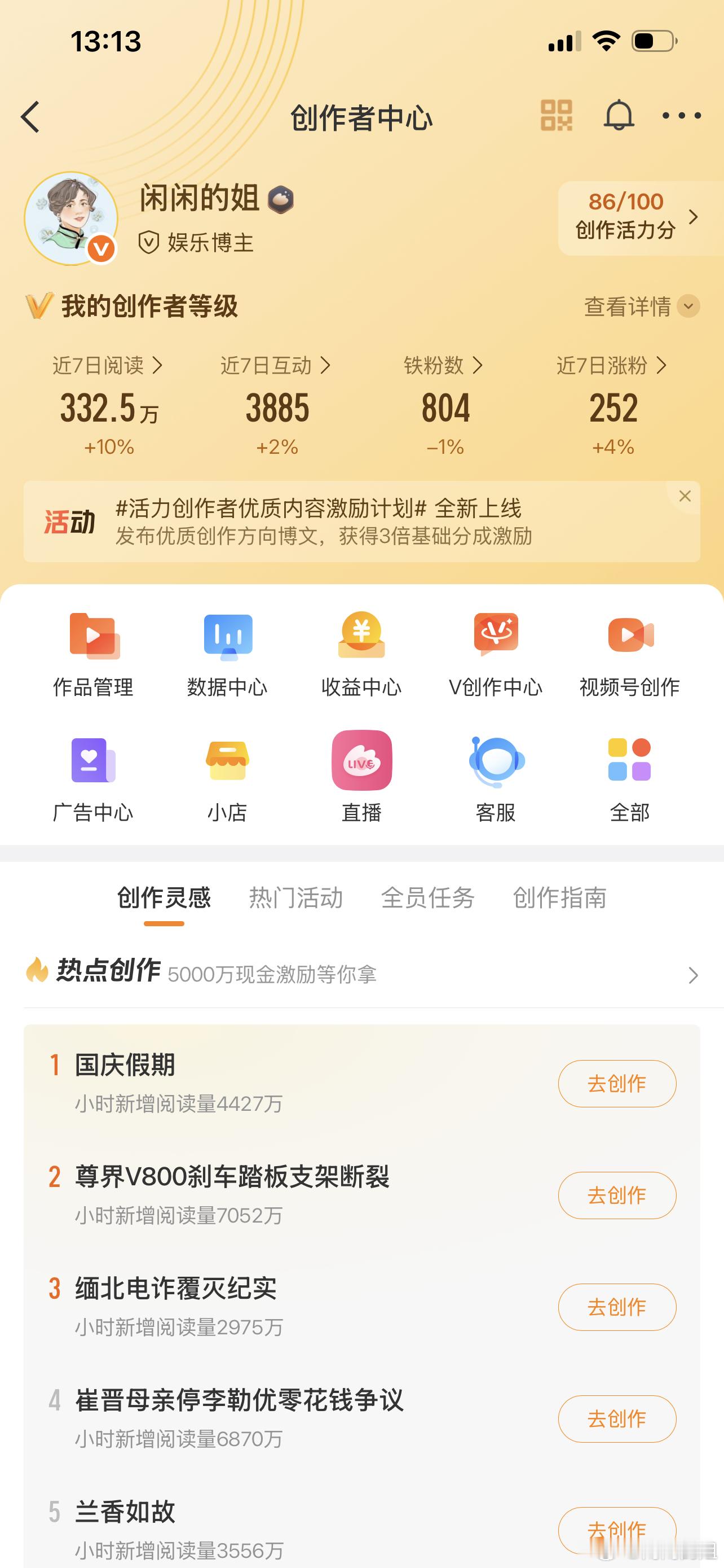 数据出炉，收益只有视频5，智本来也是随心写所以也不稳定。铁子比昨天还少了6个，一