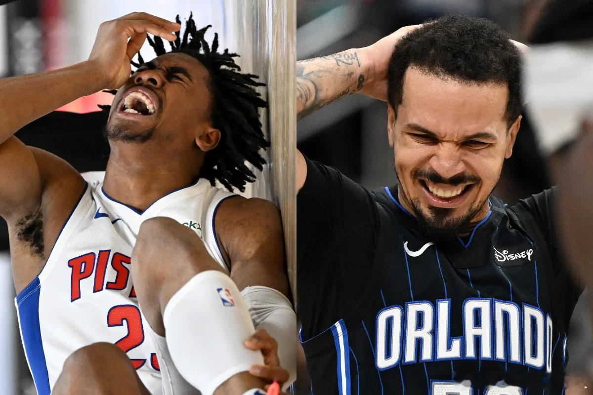 NBA附加赛 魔术黄蜂这俩队跟活塞都有beef，不过艾维和科尔-安东尼都不在队里