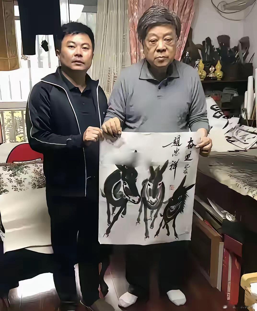 赵忠祥老师最擅长的画驴 