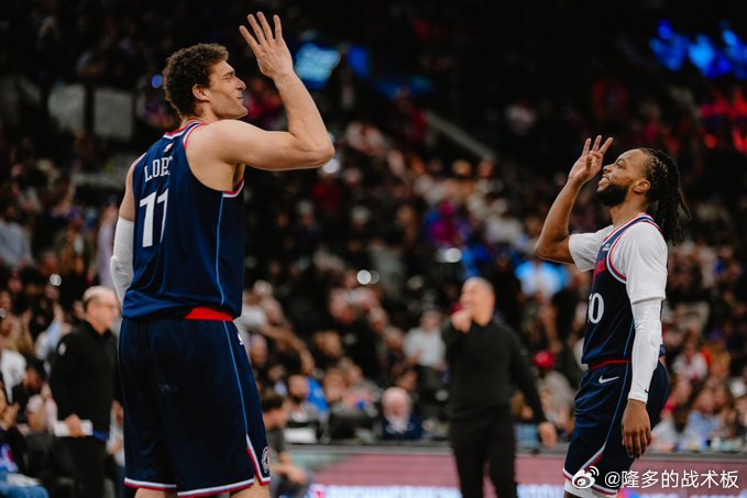 去年12月21日对阵湖人前，快船仅6胜21负。泰伦-卢赛前放话：剩余55场要拿到