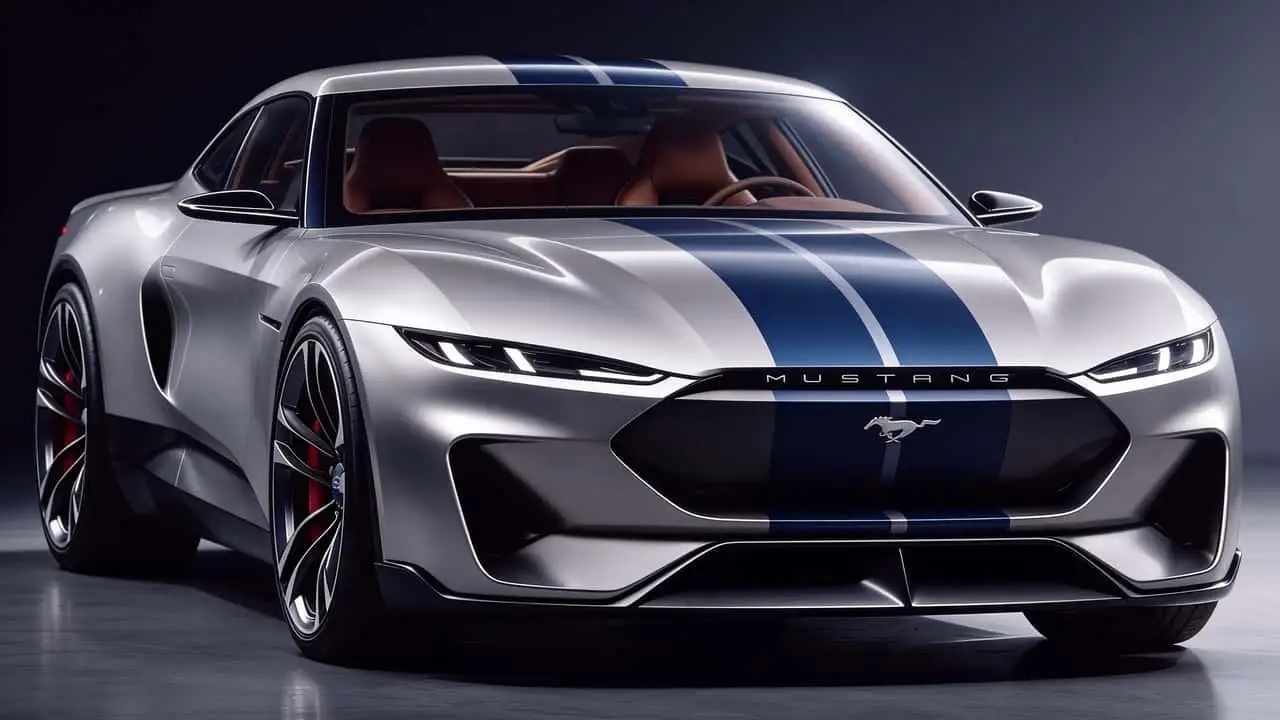 数字艺术家绘制的福特Mustang渲染图。如果野马长这样，你觉得好看吗？[二哈]
