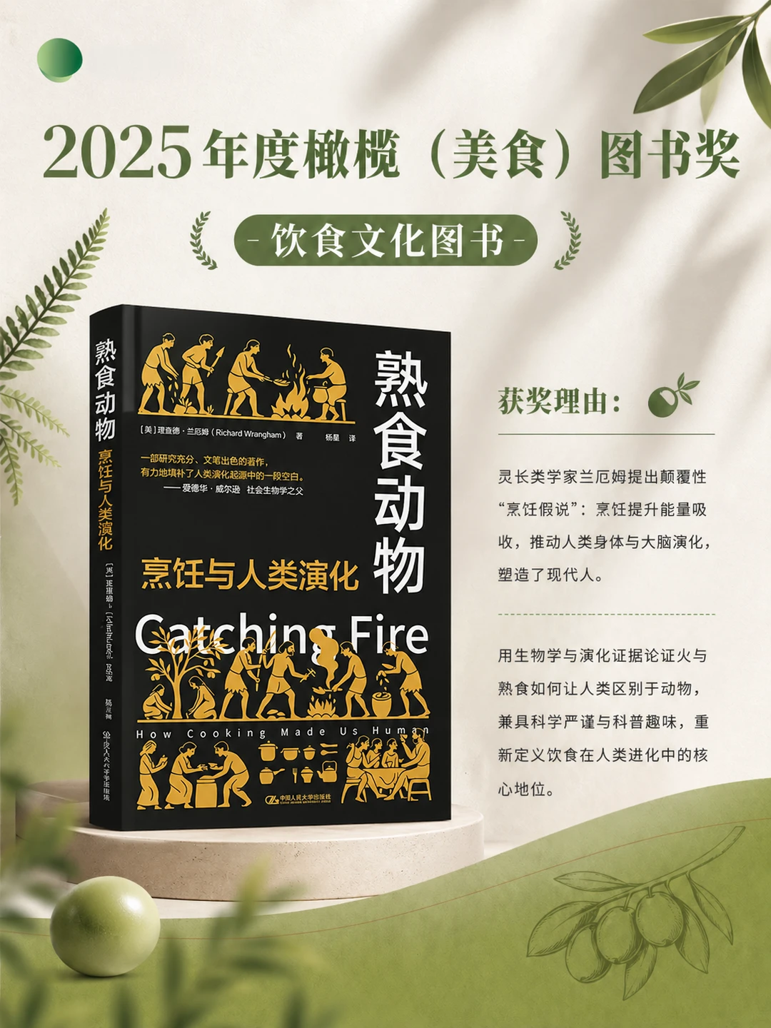 橄榄美食图书奖：12本饮食文化图书详解❗