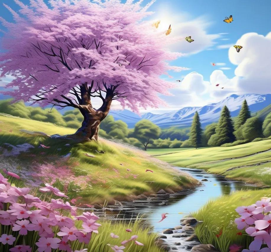 #五月风光好，你对下联#一年春景致