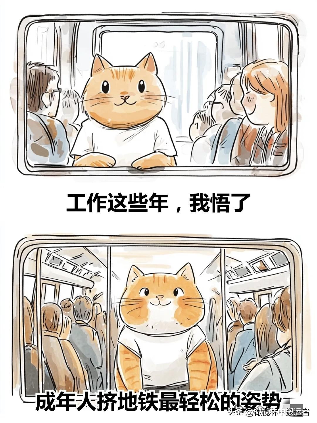 I 无论在哪上班，立好人设，你就稳了治愈系图漫画 日常治愈漫画 治愈系漫画感