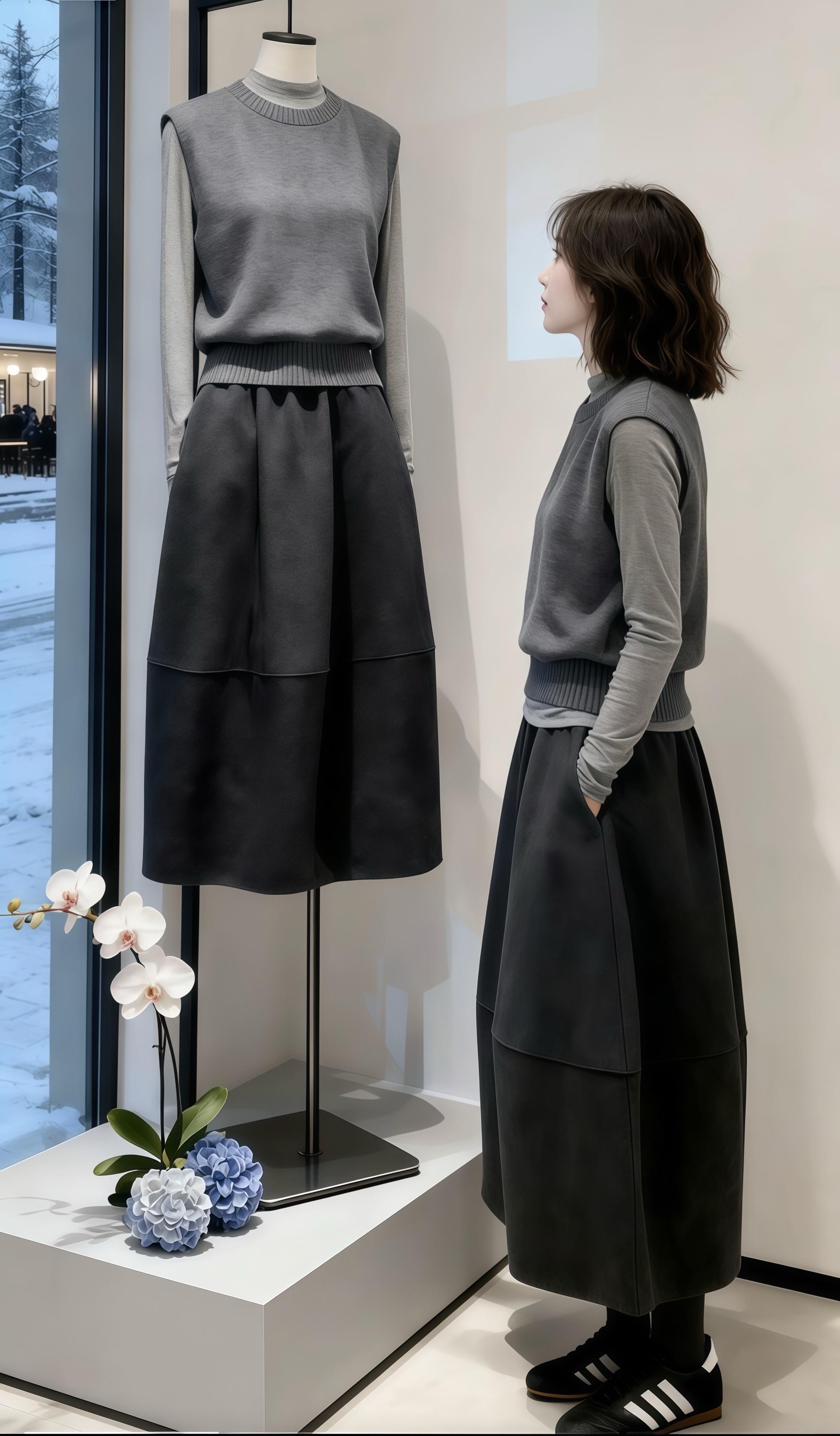 韩系穿搭 温柔穿搭慵懒风穿搭