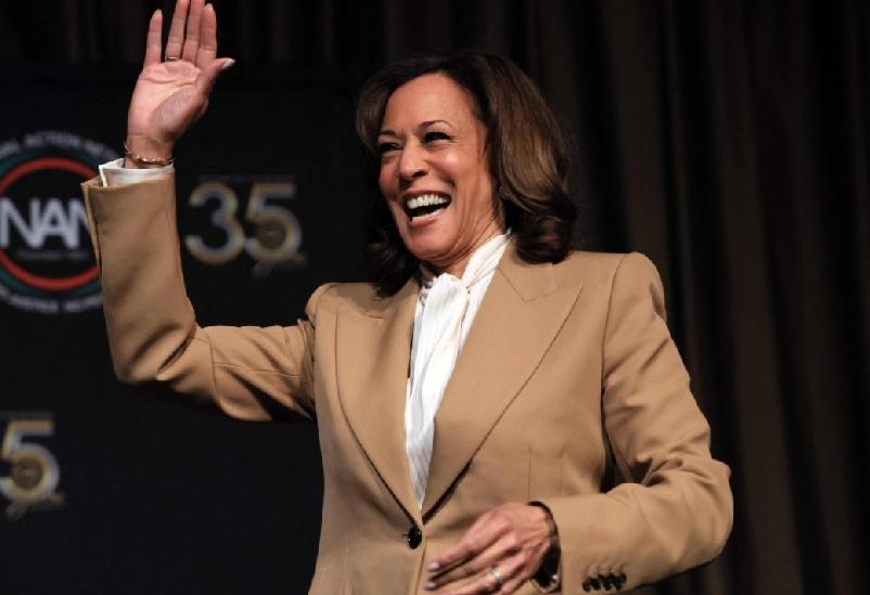 美国民主党2024总统大选民主党候选人、前副总统贺锦丽（Kamala Harri