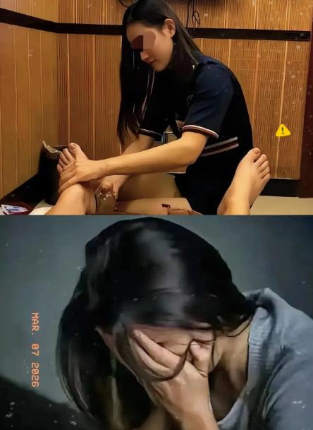 安徽，一男子去按摩，见女技师长得漂亮，穿着暴露，便摸了一下对方胸部！女技师又羞又