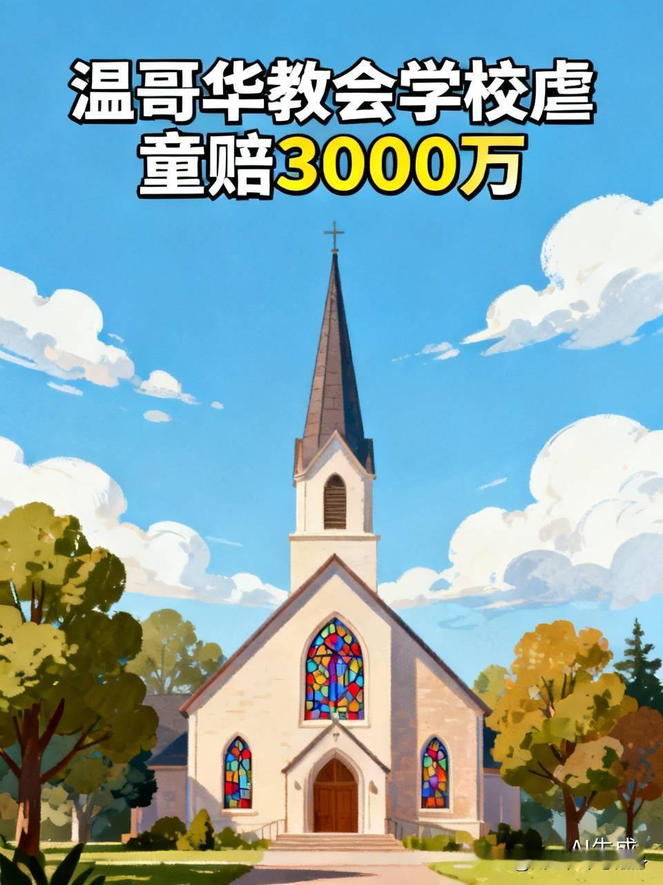 温哥华教会学校虐童赔3000万
温哥华两所教会学校涉及虐童事件的集体诉讼，终于迎