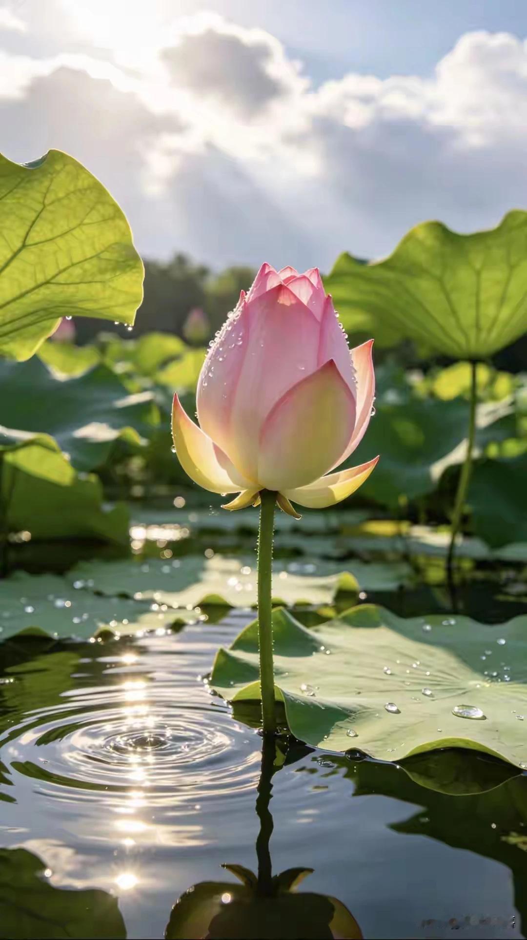 上联：芙蓉出水姿清雅
下联：亭亭玉立韵雕琢