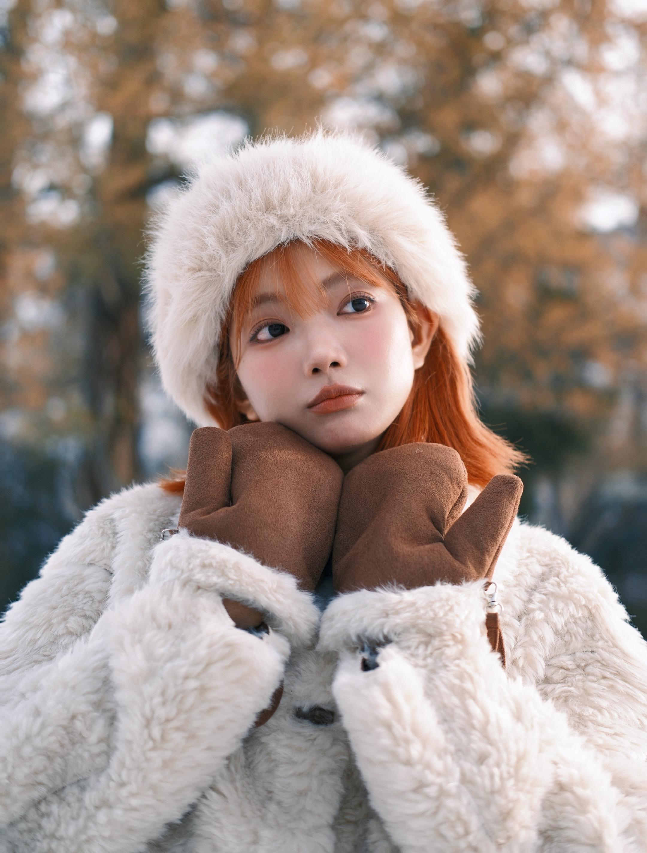 雪天拍照姿势分享 创作者中心 创作灵感  摄影写真 雪景写真