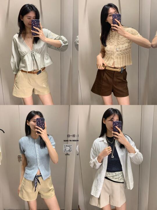 浅逛Zara新店💛这4条短裤也太好看了