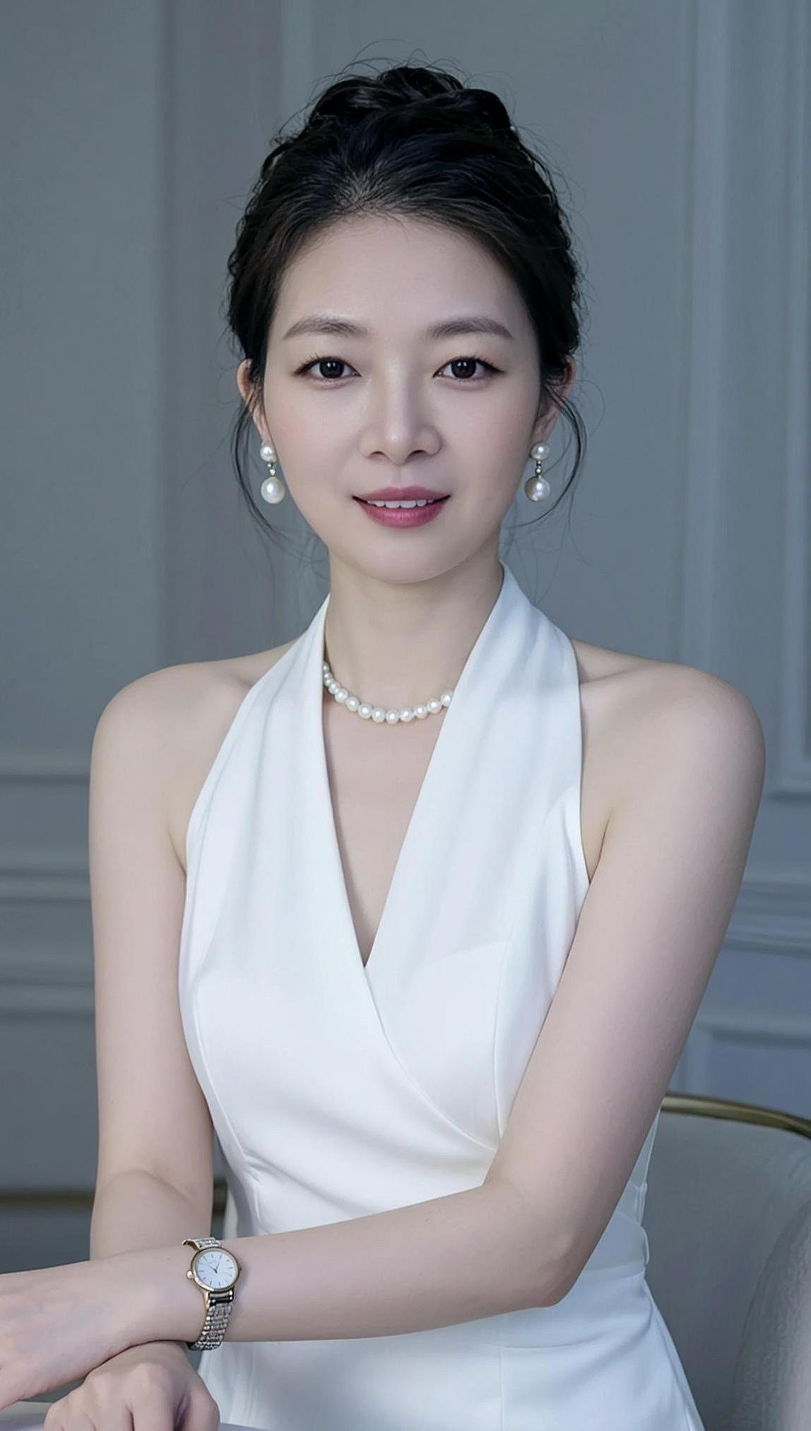 AI珍珠优雅写真  抖音ai创作