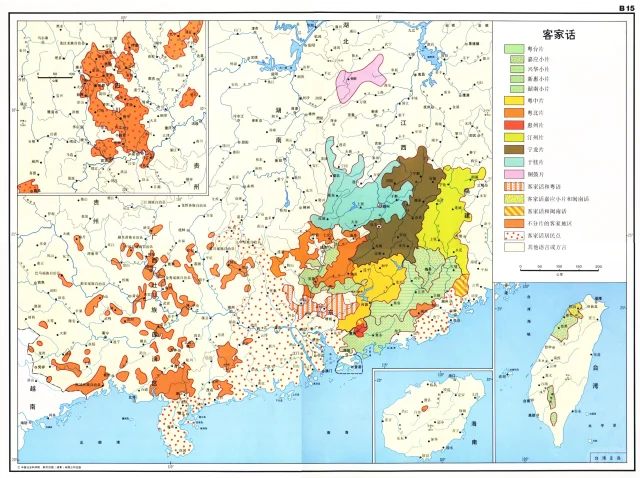 客家话分片区使用地图（清晰九宫格）