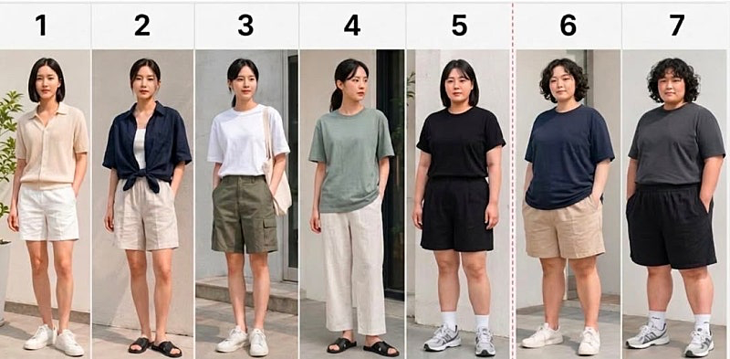 以下两张图，从哪里开始算胖 海外新鲜事 热点现场