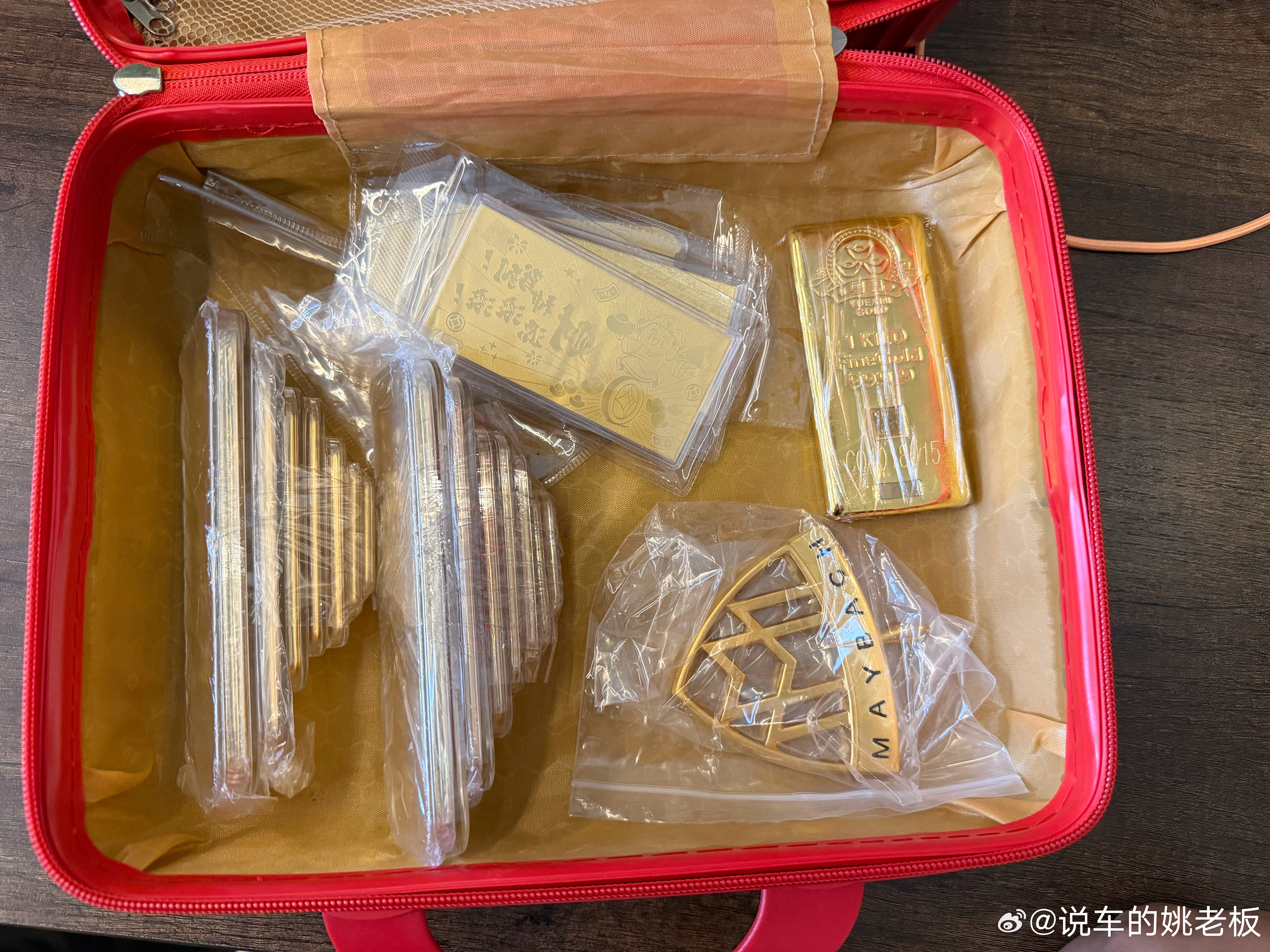 我这汽车圈金条最多的男人，名副其实吧