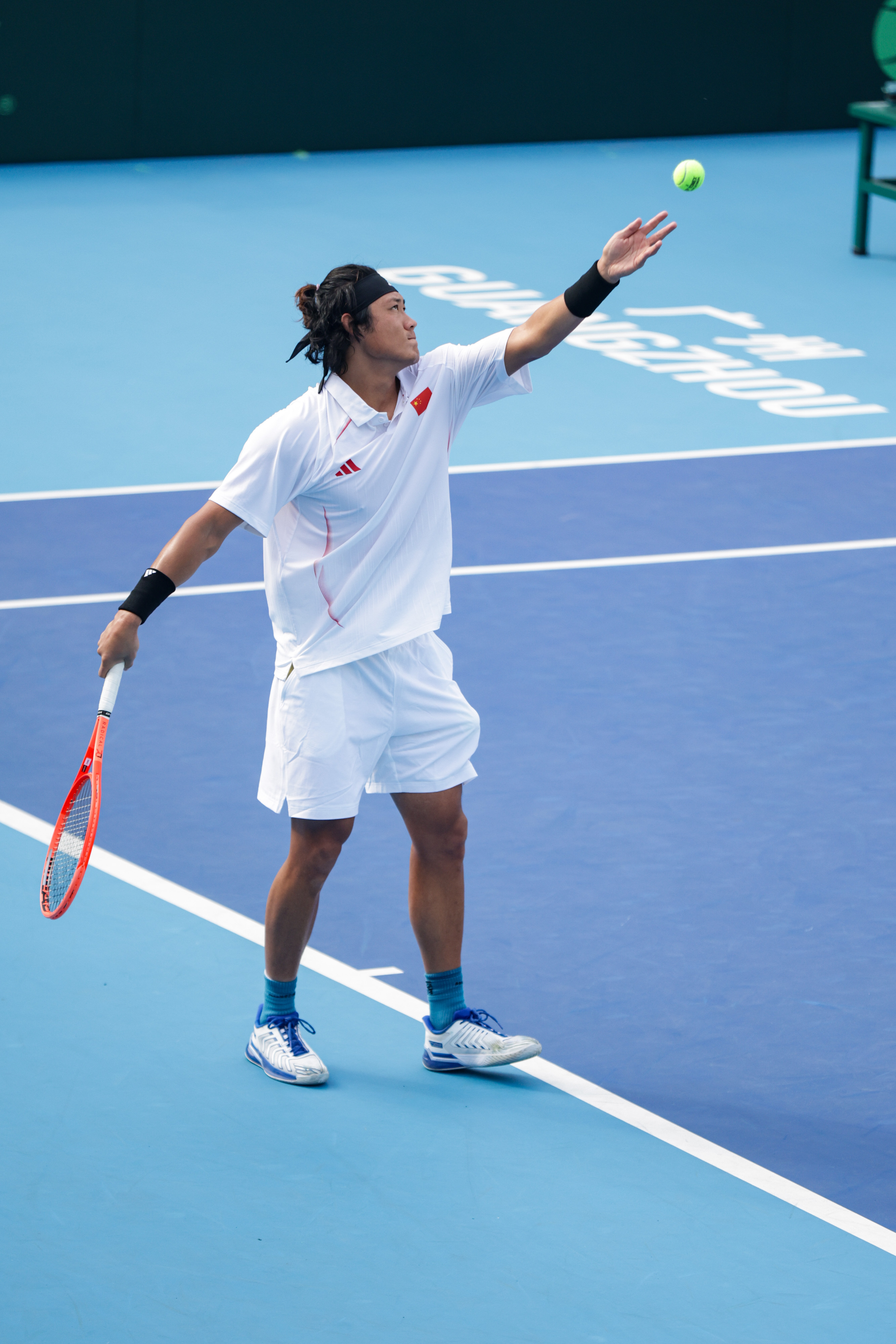 戴维斯杯中国vs葡萄牙 大战一触即发（2月6-7号）张之臻、布云朝克特训练图图：