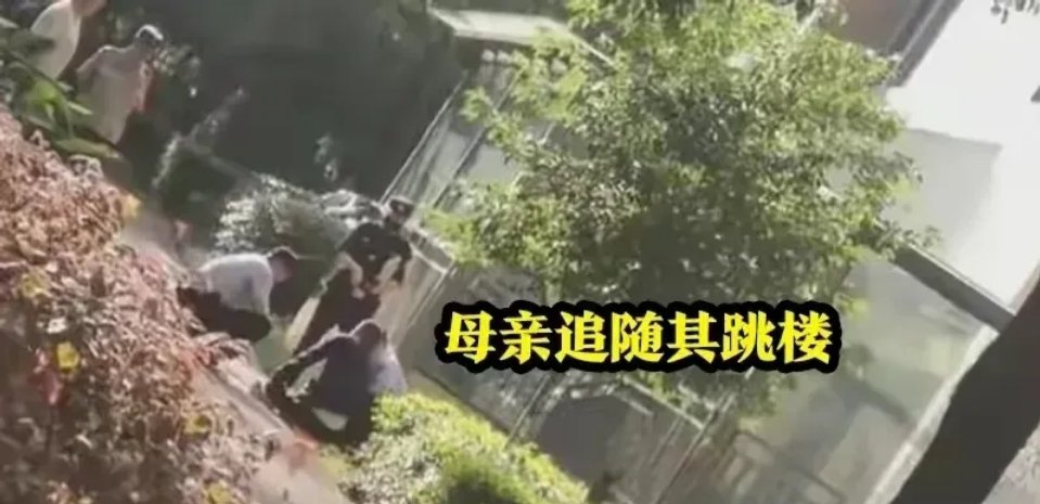 令人心痛，某地一21岁女大学生称压力太大，跳楼轻生；第二天，她的母亲无法承受如此