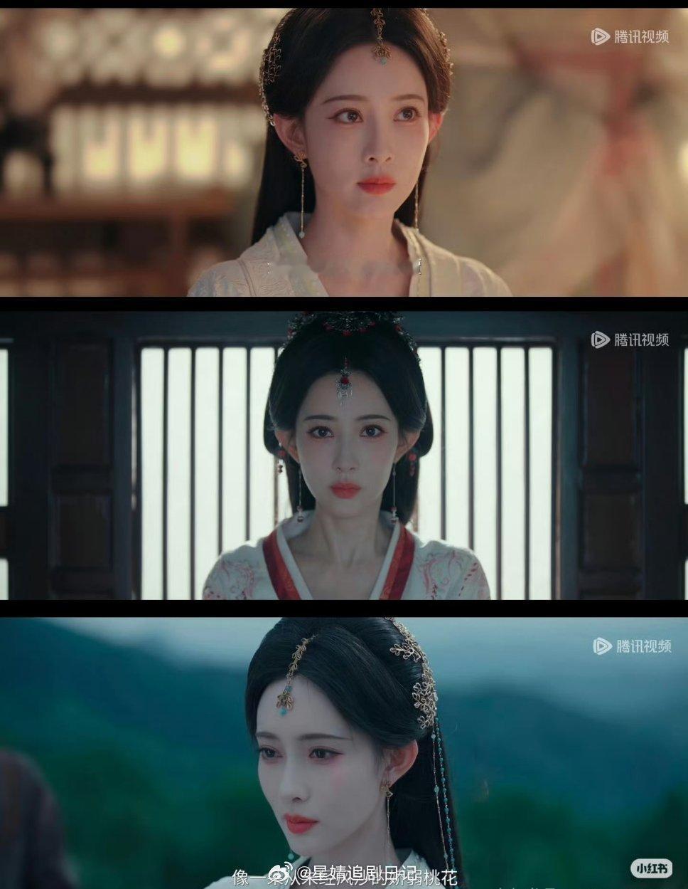 我基本很难看孟子义的剧，因为她的半永久妆容在我看来跟鞠婧祎一样。不管她怎么换妆造