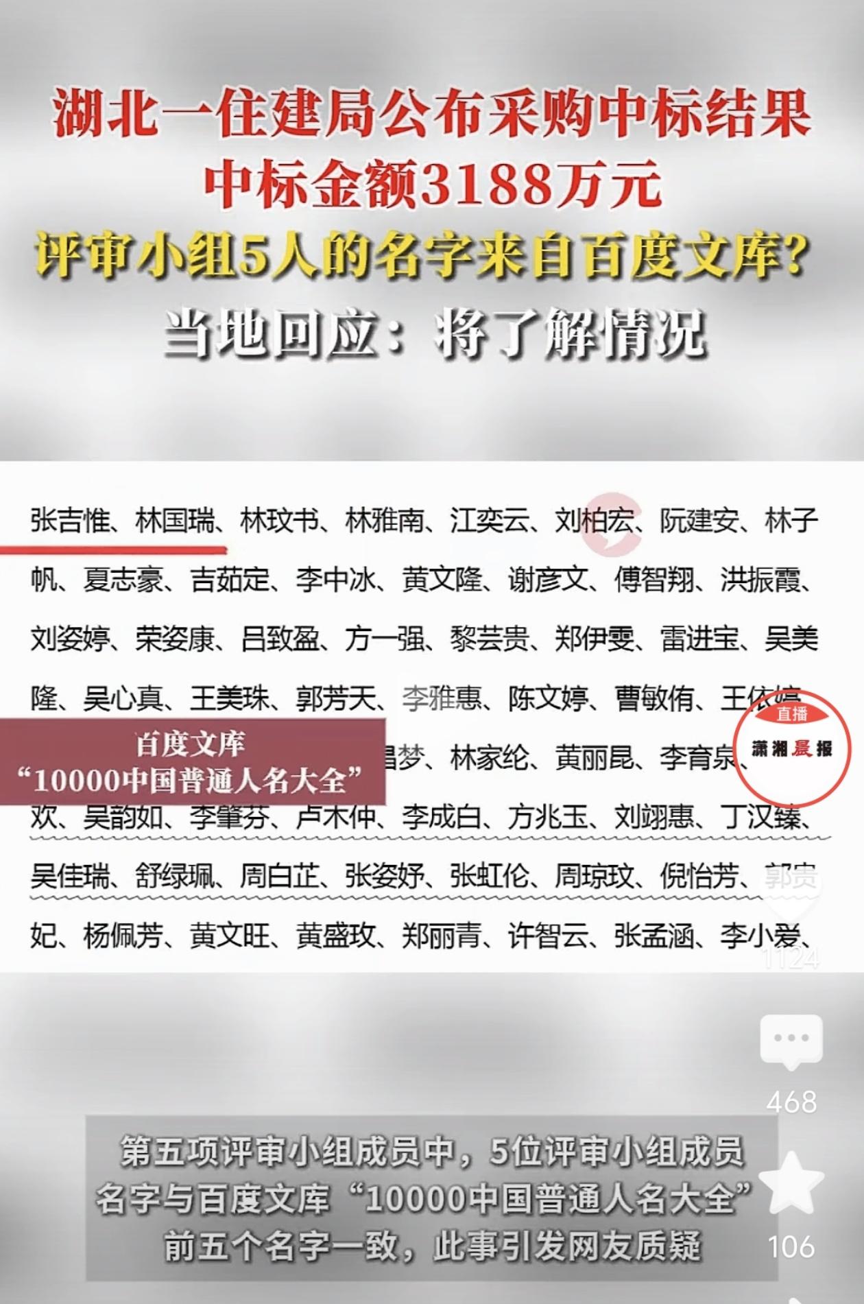湖北竹溪县住建局一则政府采购公告引发全网哗然：一个中标金额高达3188万元的机械