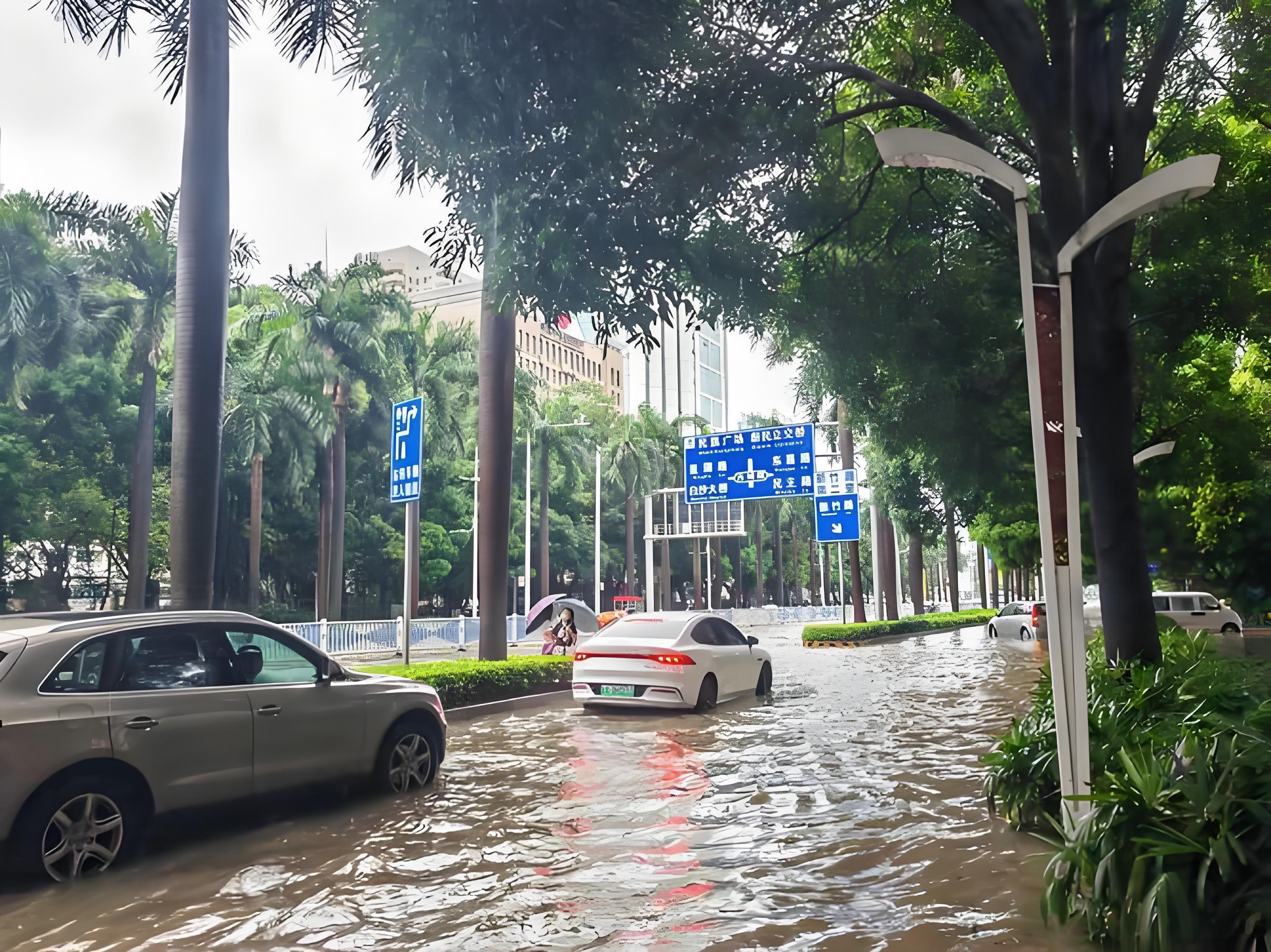 广西内涝求助受台风美莎克超强降雨影响，广西遭遇历史性特大暴雨，多地爆发严重内涝，