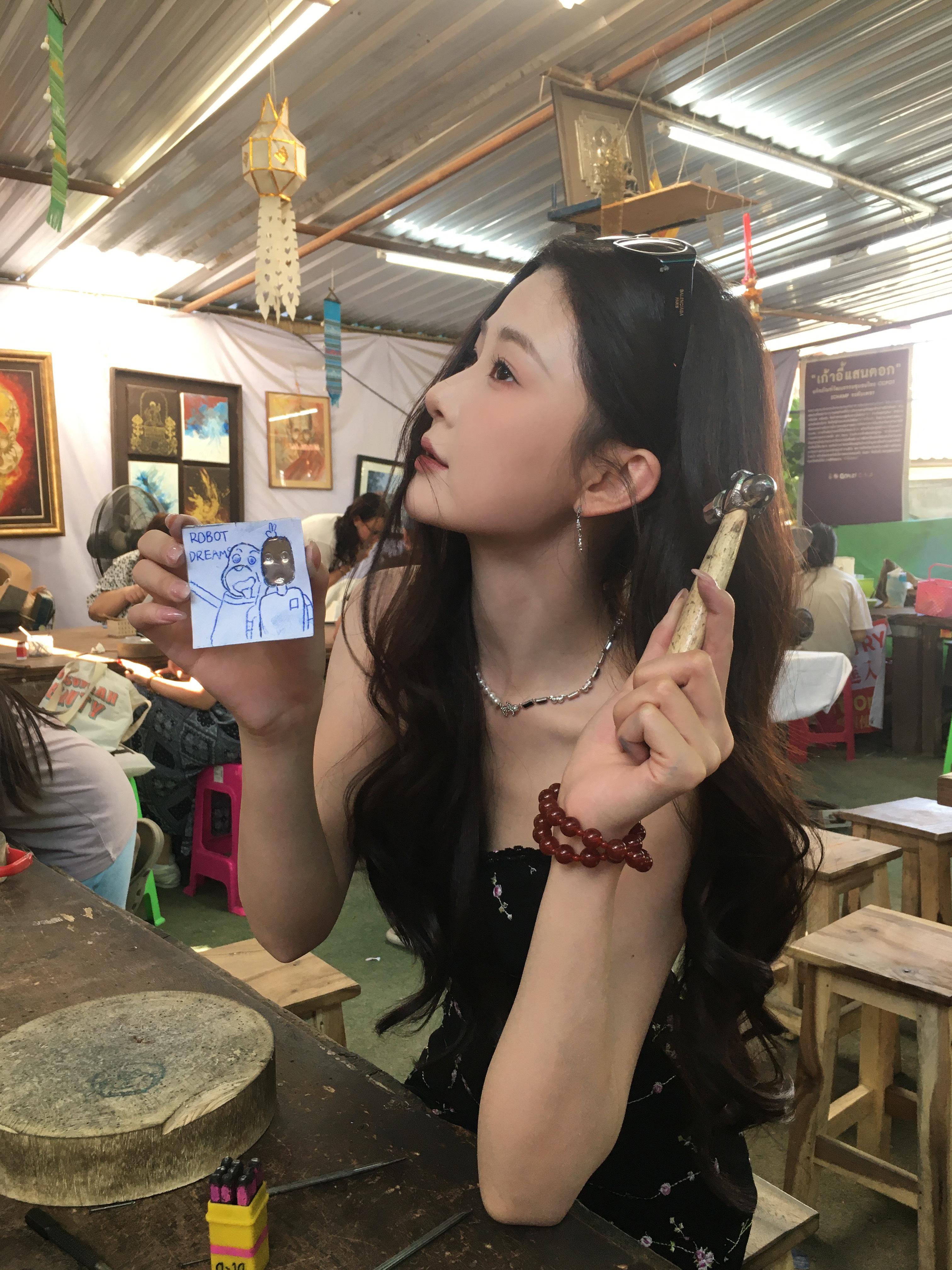 打了个机器人和小狗！🤖🐶想念每晚的美食大会🥹🥰亦点日常吉舒亦