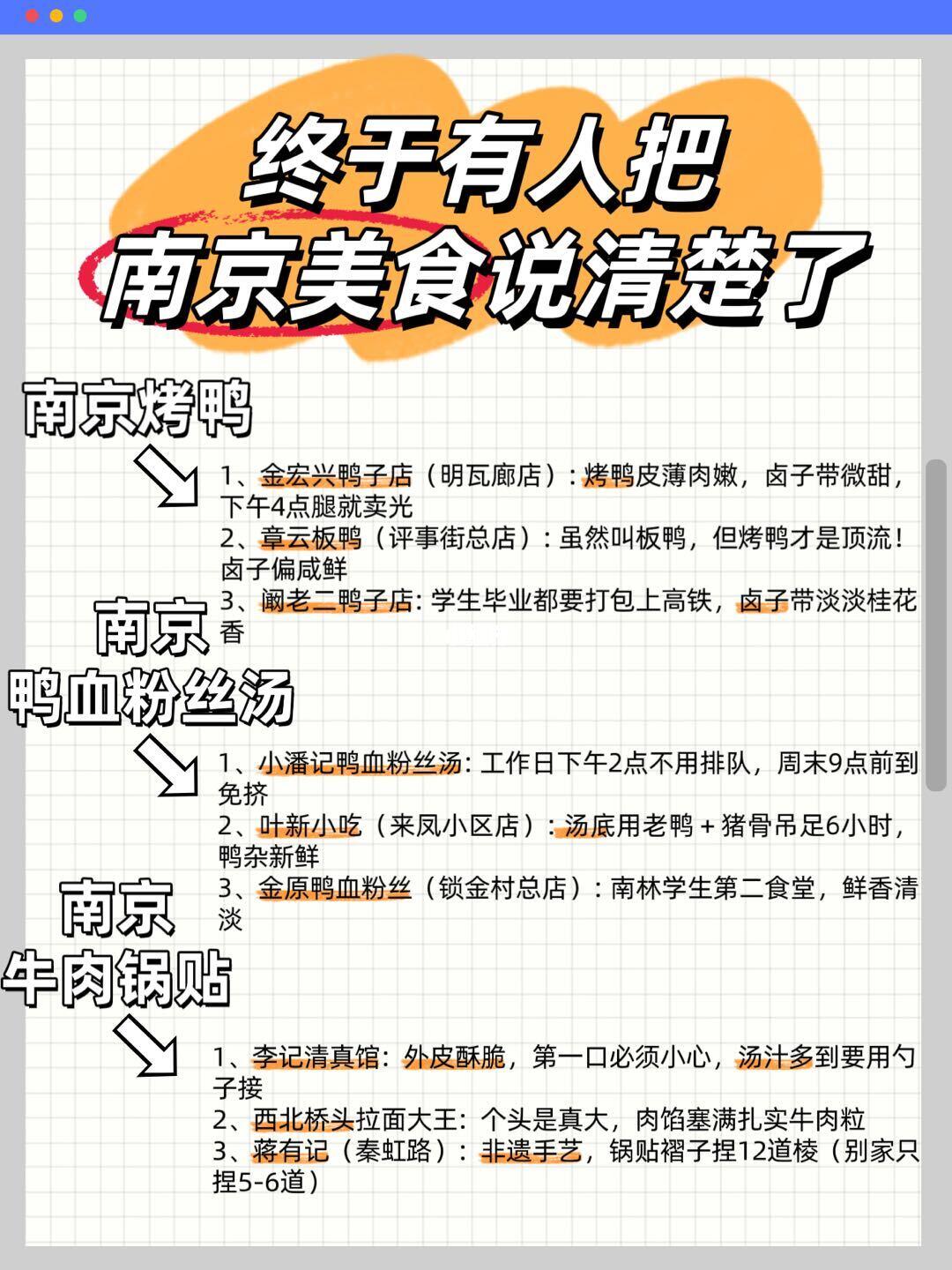 终于有人把南京美食说清楚了