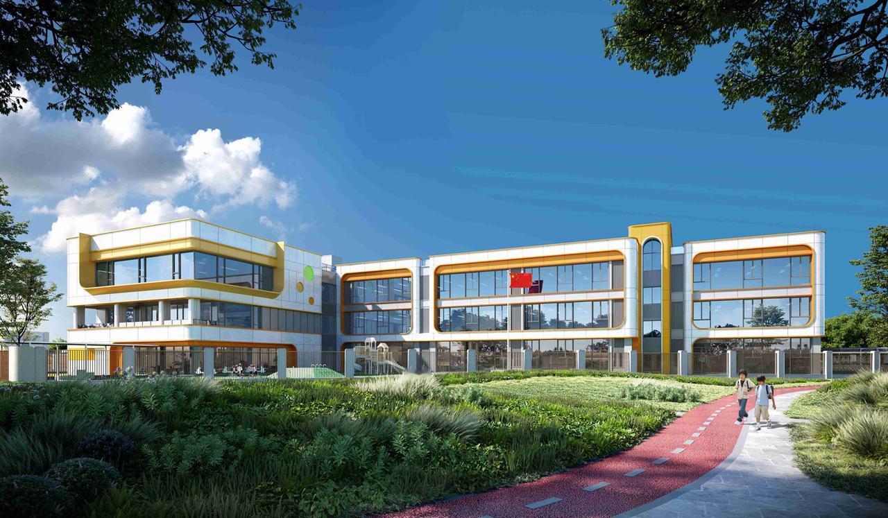 置地雲台映月东南侧、城投观萃东北侧规划天津路幼儿园，规划为12班（含3班托幼）幼