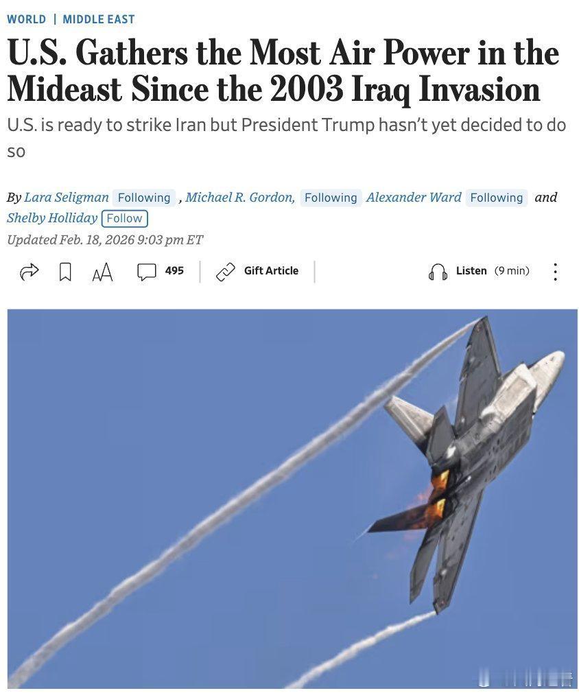 美军向中东大幅增兵伊国进入全面战备状态美国正向中东地区派遣大量战斗机和支援飞机，