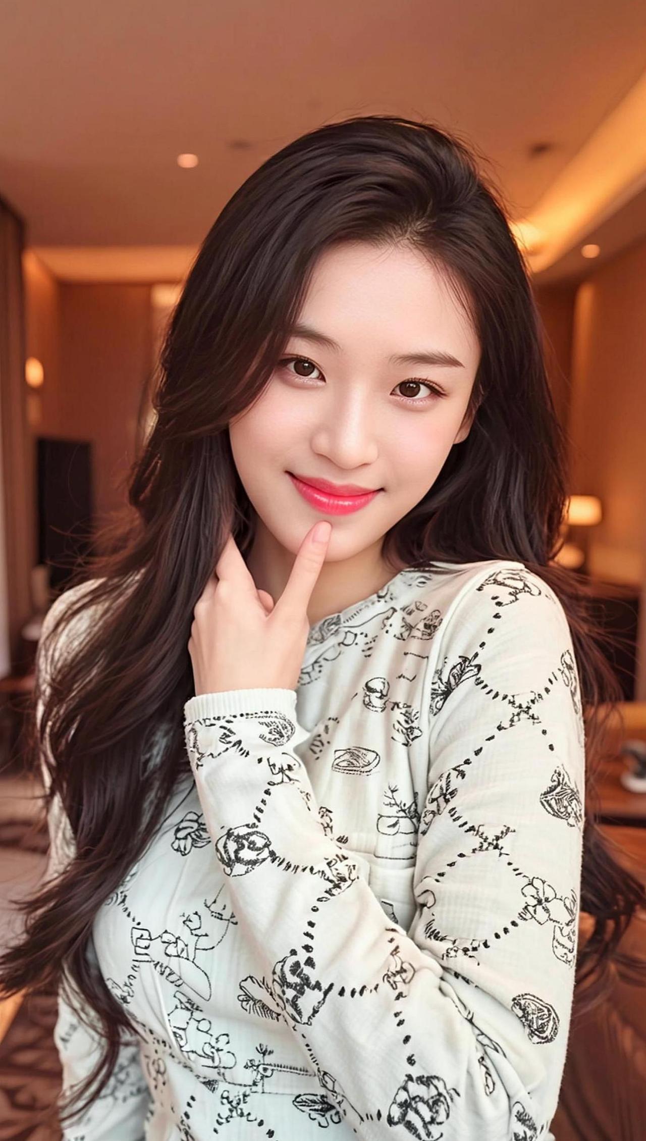 在温暖的灯光下，一件复古花纹的毛衣仿佛诉说着冬日的故事。柔软的材质和精致的图案交