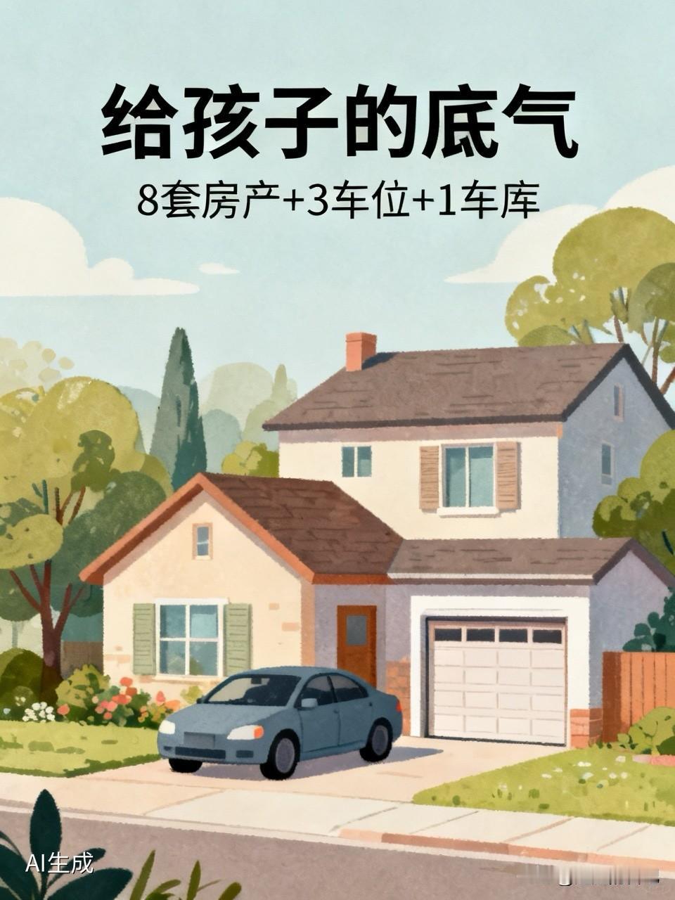 感觉现在的孩子真幸福，比如我家，都已经属于贫困家庭了，也给我儿子攒了不少家底。