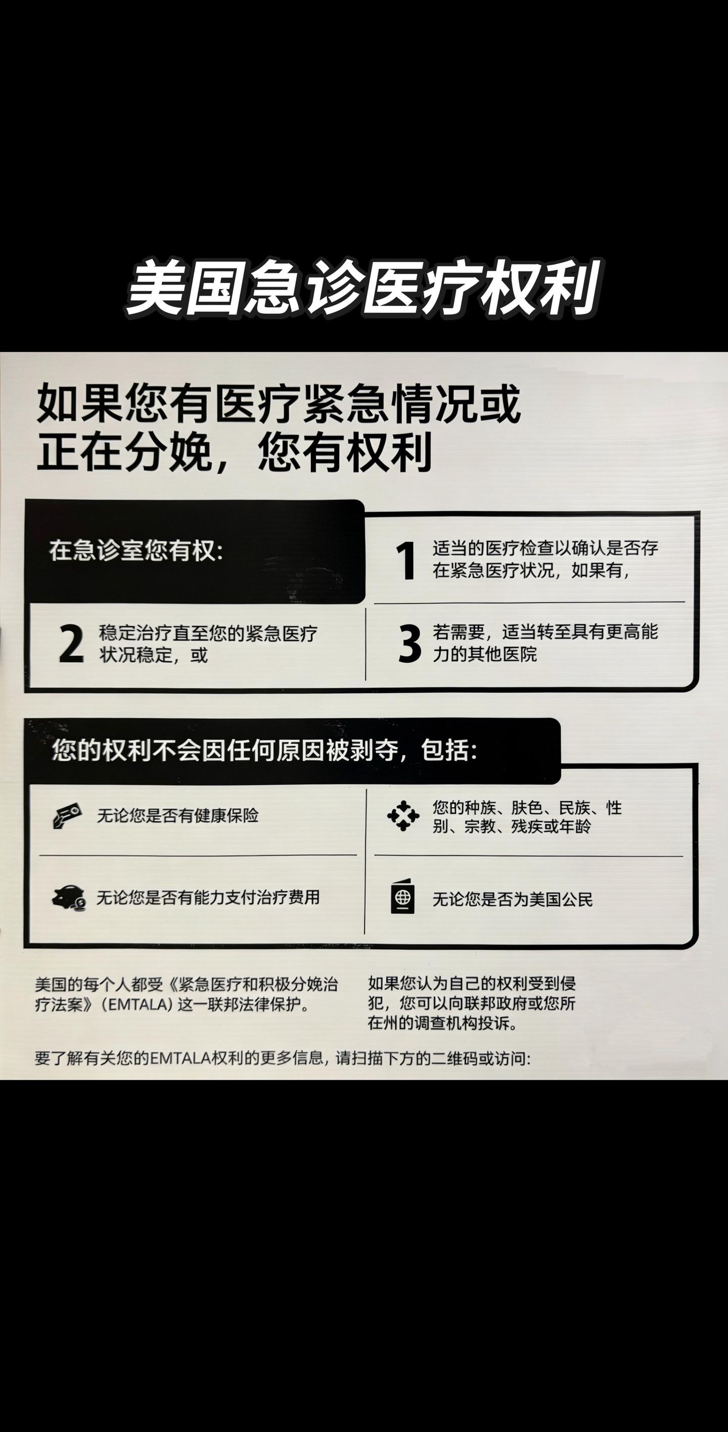 美国急诊医疗权利