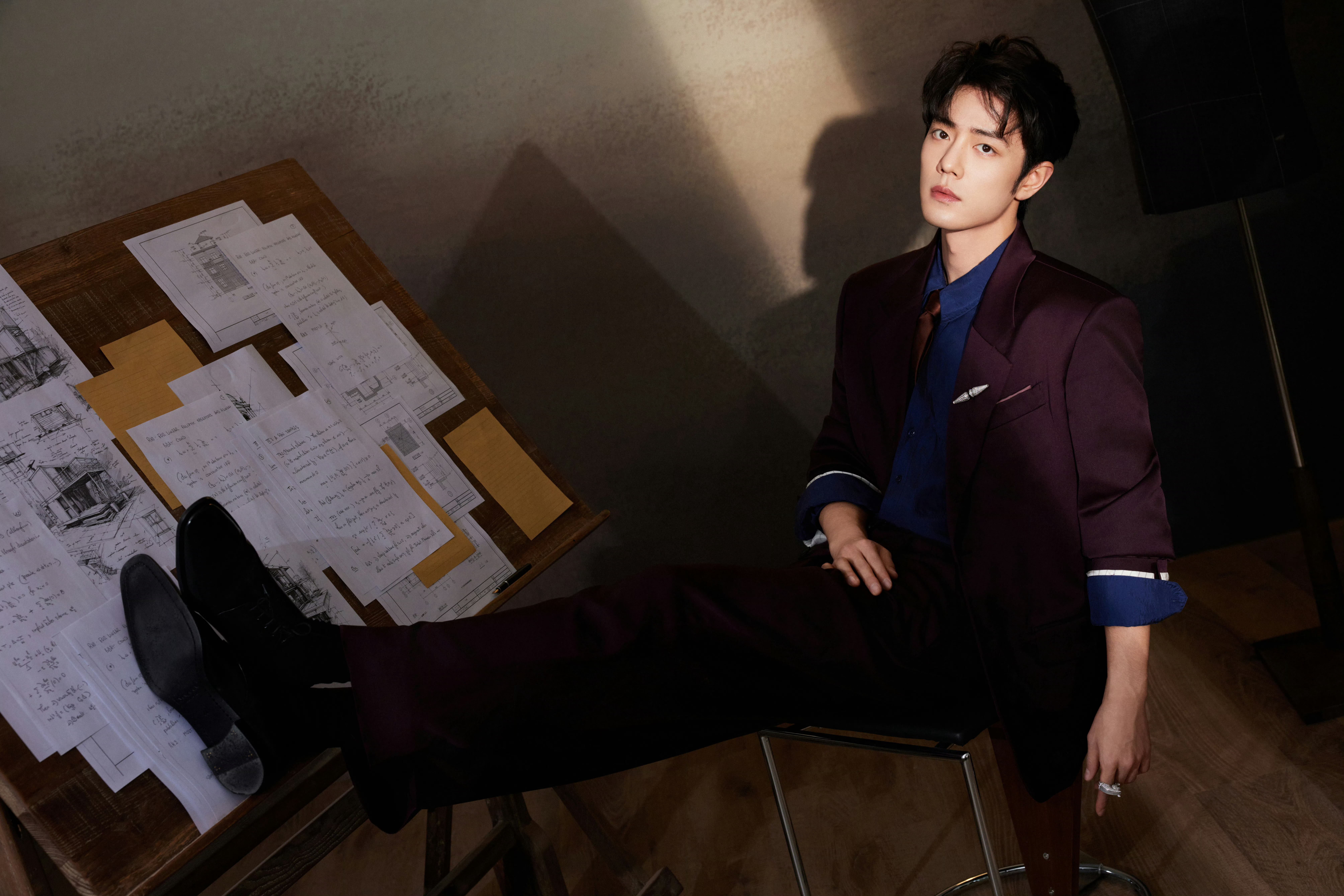 肖战出图 宝诗龙 Jack de Boucheron 系列高级珠宝胸针Carte