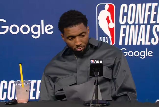 米切尔：0-3落后队内也没有消极情绪，双方实力并不悬殊5月24日讯 今日NBA季