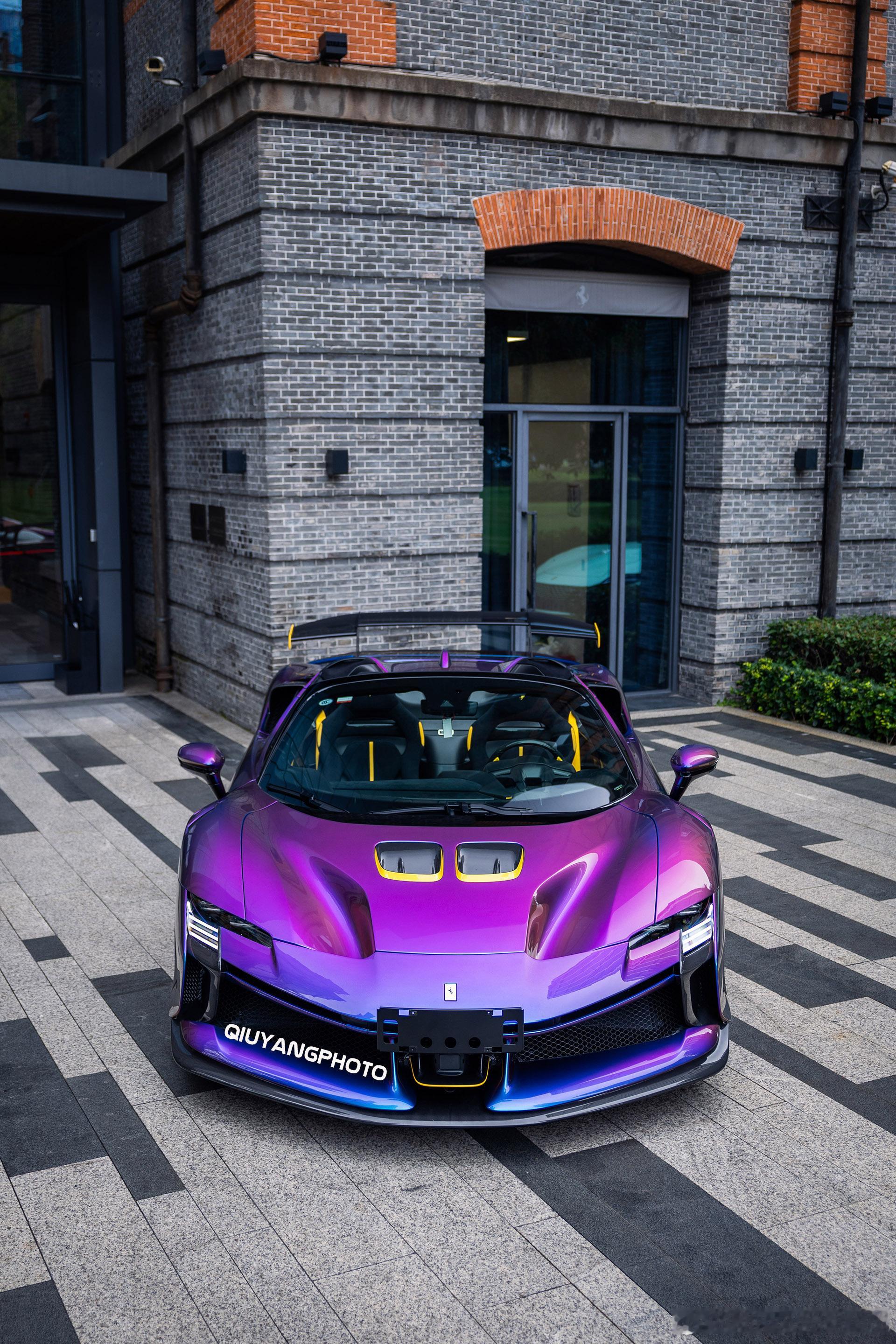 Ferrari SF90XX Spider cars01豪车拍 特别的Azzur