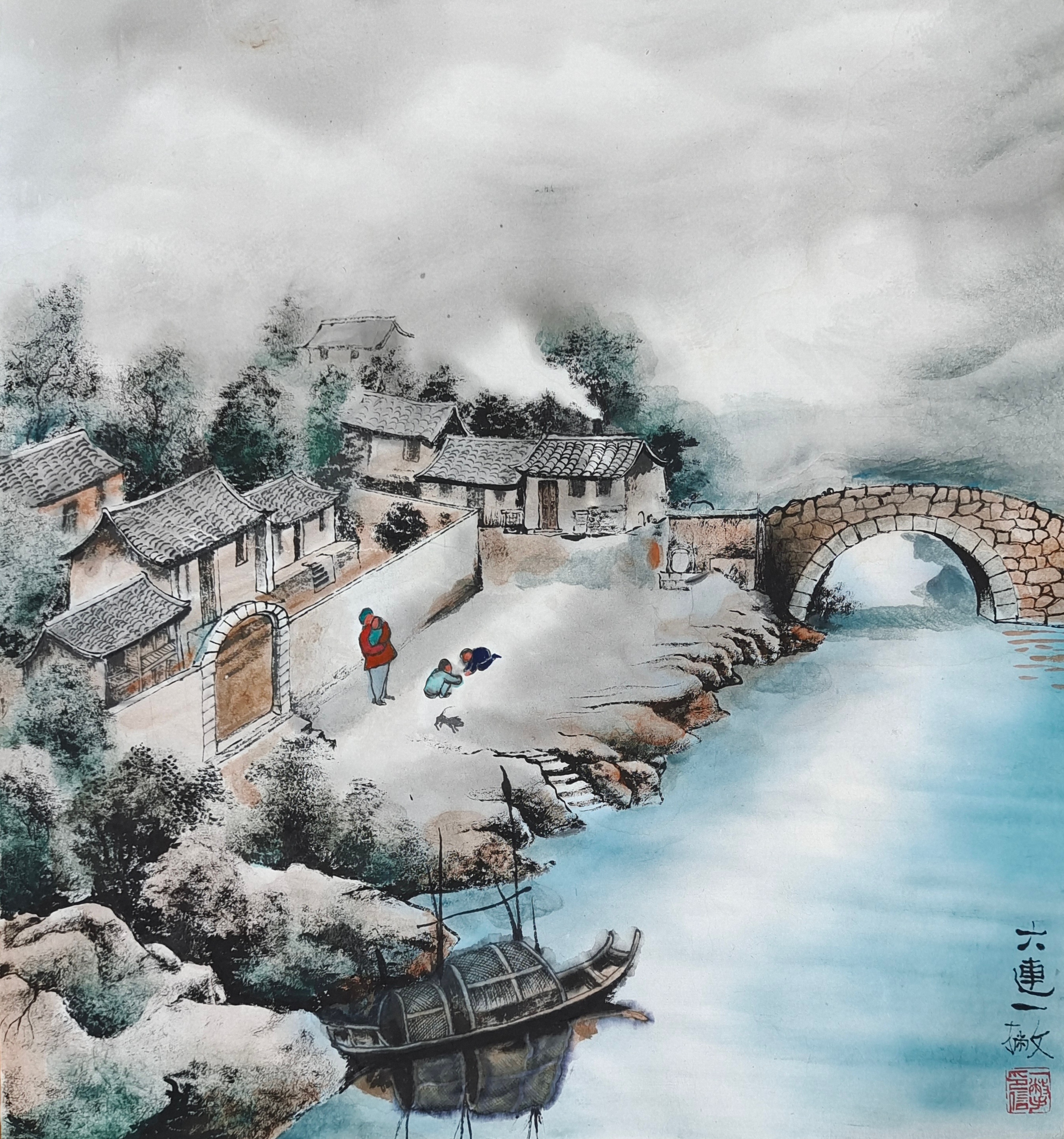 我是个爱画画的人，但我不是画家，何况画家这两个字也不是自己说的东西，我自小爱画画