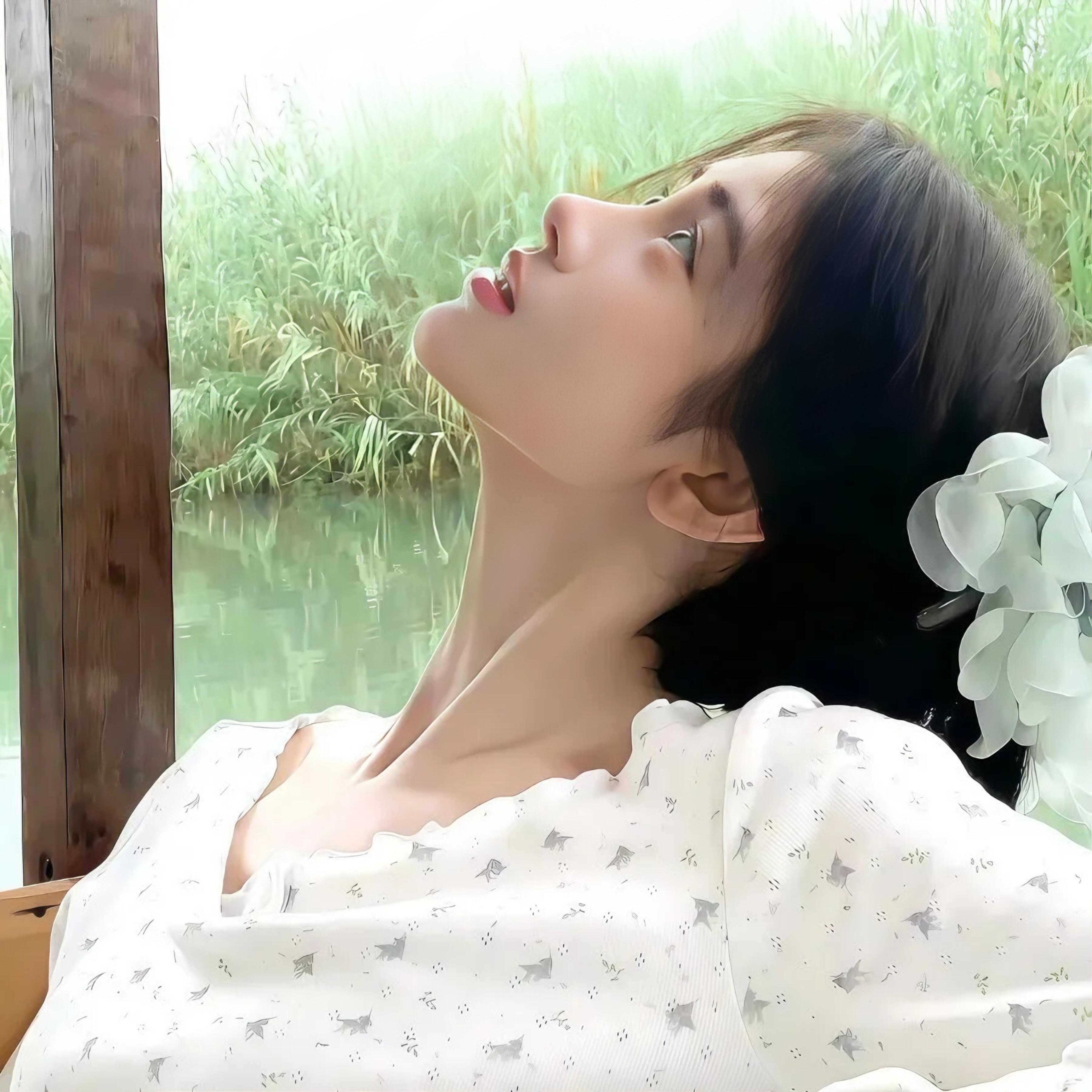 头像搭配｜鞠婧祎｜绿色清新系 