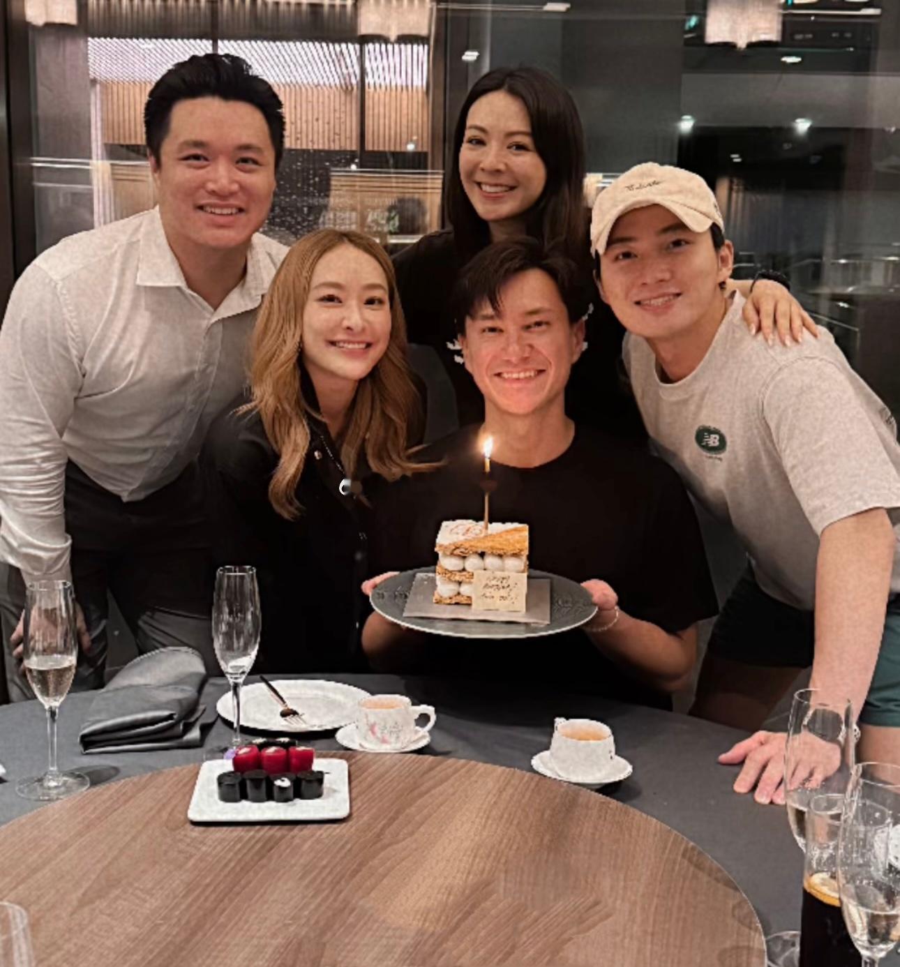 陈滢、周嘉洛、王灏儿帮朱敏瀚庆生🎂 ​​​