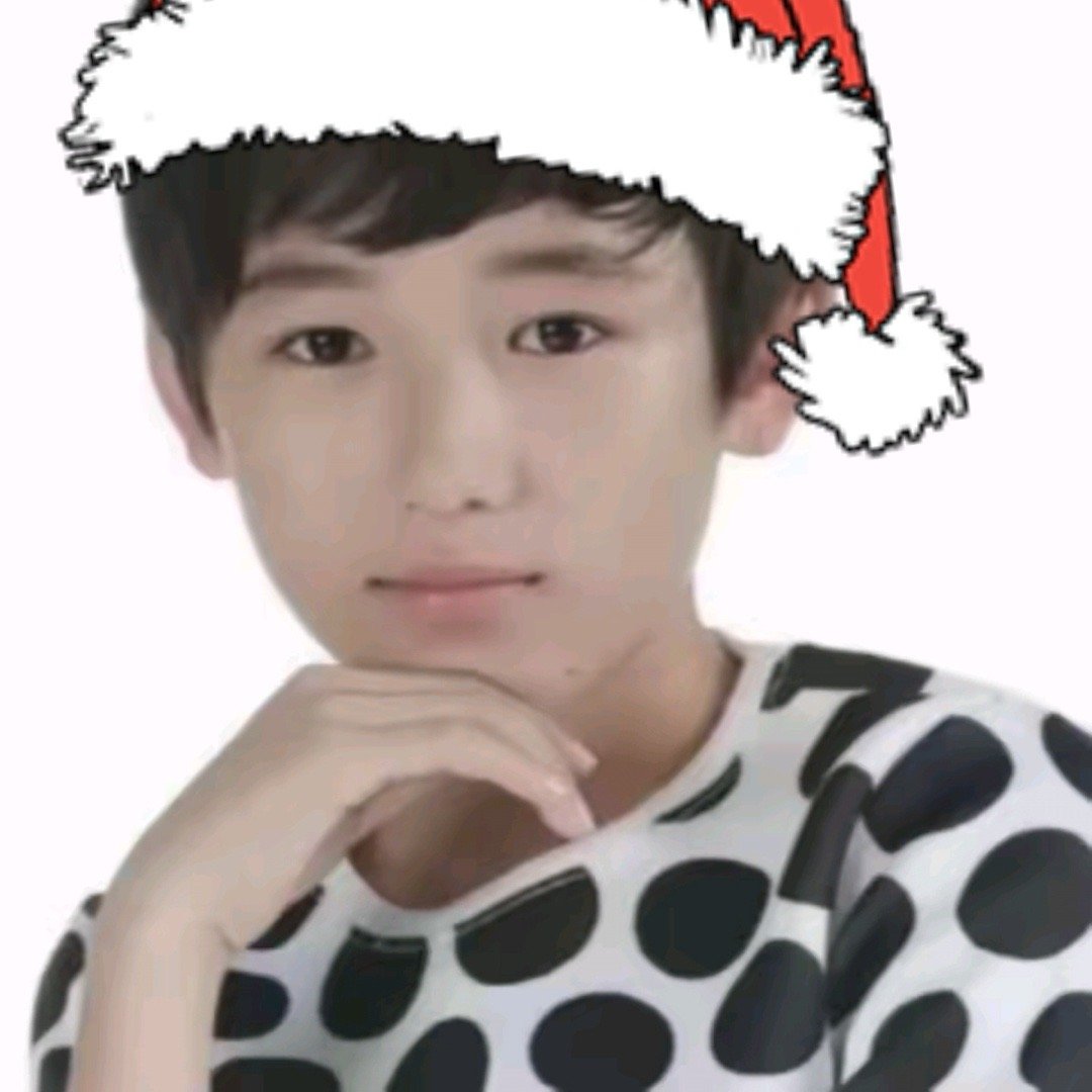 宋亚轩的头像背景是自己的表情包哈哈哈哈宋亚轩的超绝网感啊！已经有圣诞版的了