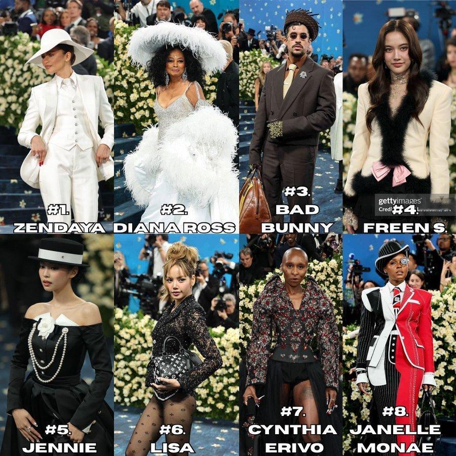MetGala红毯 红毯高光时刻来啦！✨《Harpers Bazaar》杂志评选