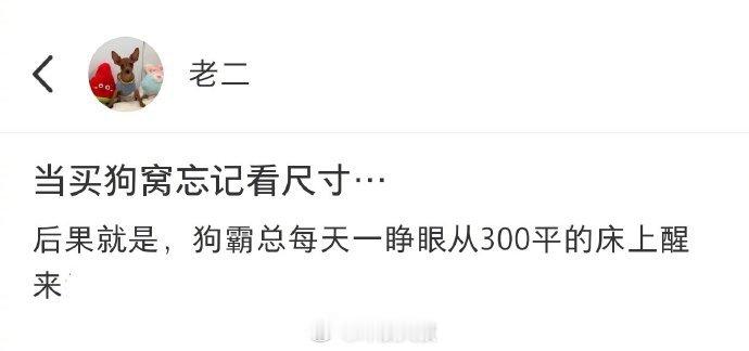 当买狗窝忘记看尺寸… ​​​