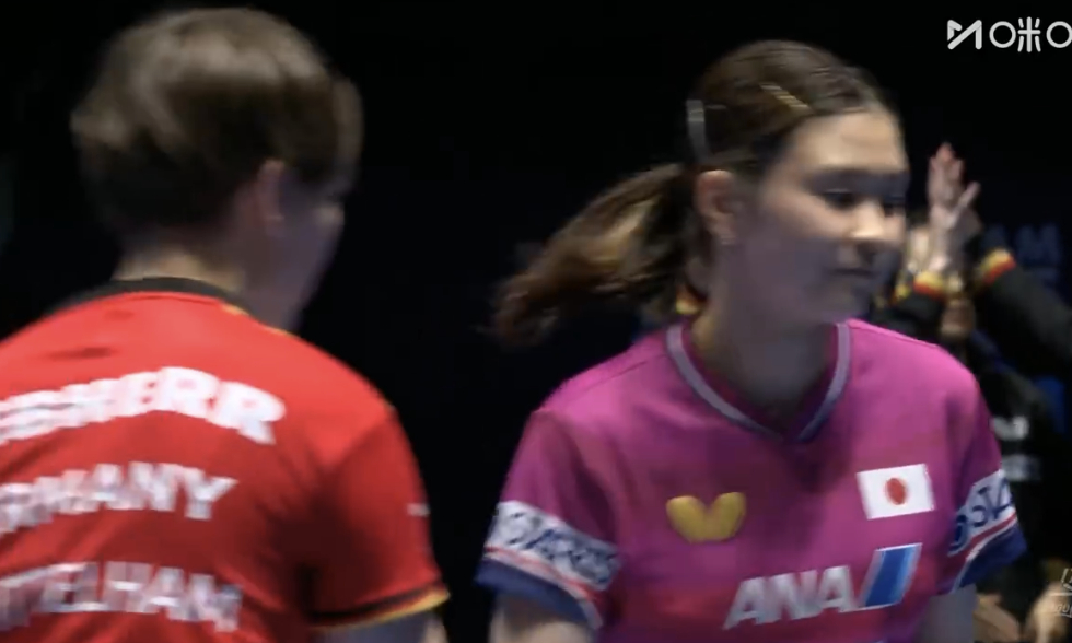 日本女团3比0德国 日本女团晋级世乒赛决赛 第一盘：张本美和3-1韩莹【5-11