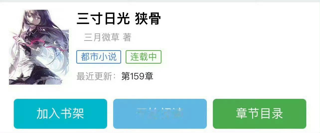 小说推荐：《三寸日光》 作者:三月微草简评：黑帮大佬之女vs冷情坚毅卧底，古早黑