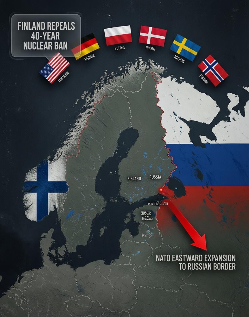 欧洲核格局突变！芬兰打破40年核禁忌，北约触角直抵俄边境

据新华社3月6日消息